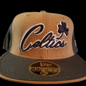 New era 5950 Boston celtics Harwood classic fitted hat size6_7/8 new with tags